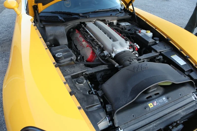 yellow viper engine closeup