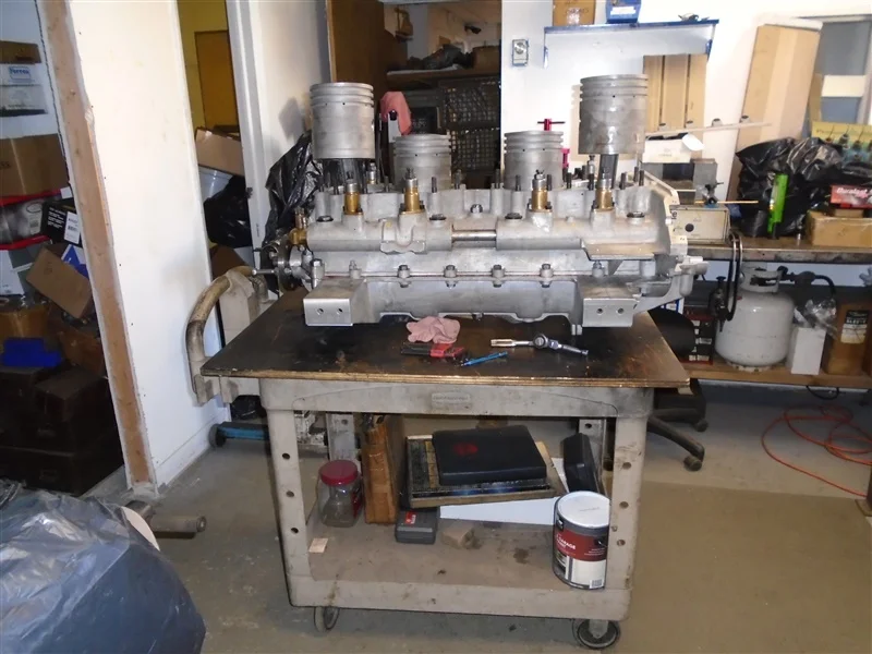 engine removed from car