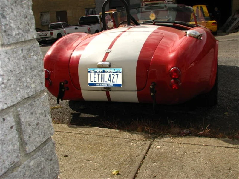 cobra red and white stripe