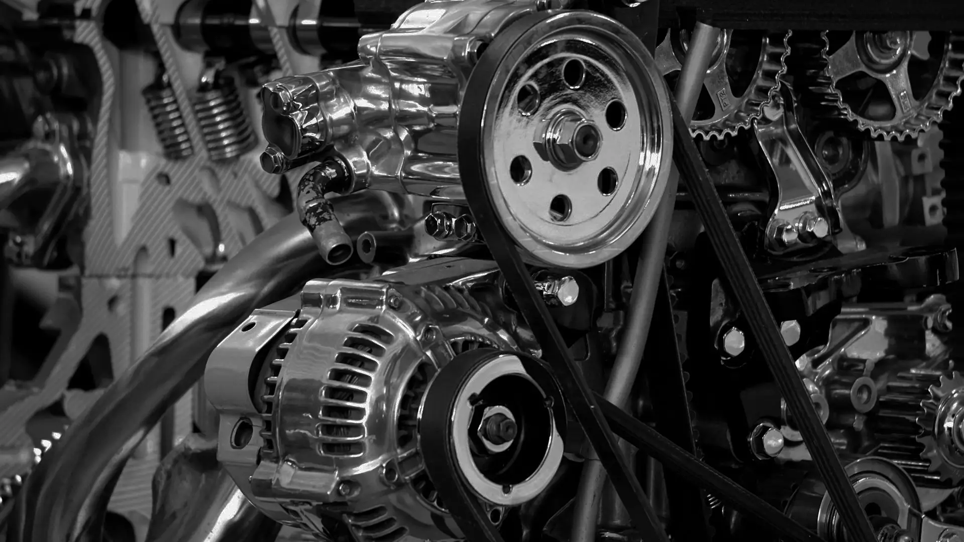 side engine view