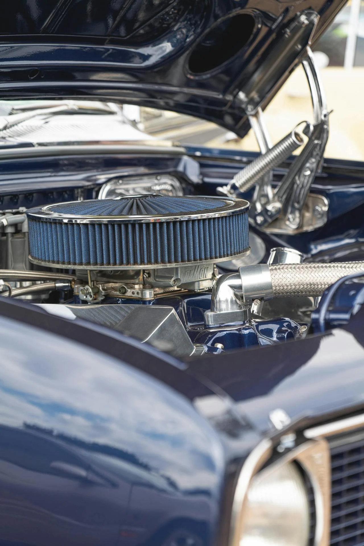 blue air filter to match blue car